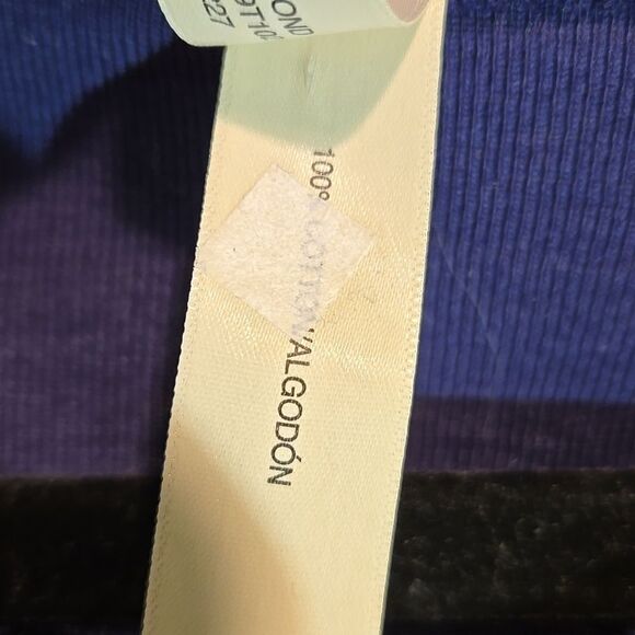 White Stag blue cotton button front top size S - Picture 6 of 7